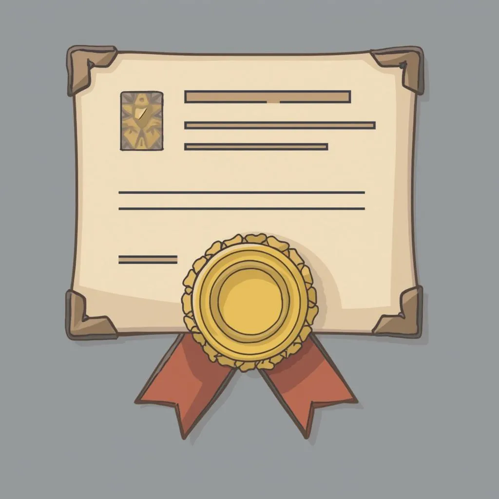 Ikona certifikátu